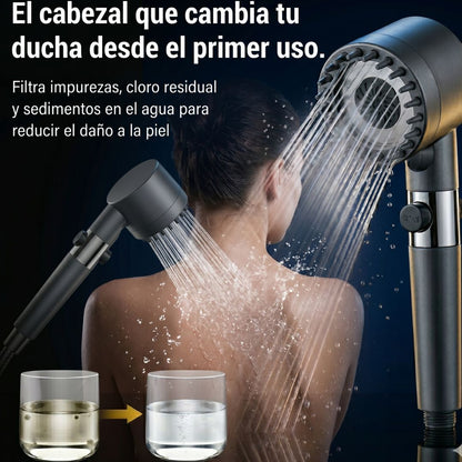 Cabezal de ducha de alta presión con filtro