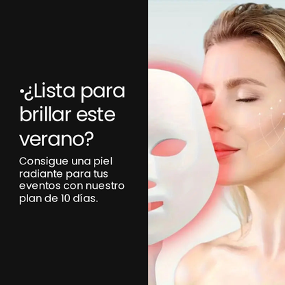 Máscara facial LED