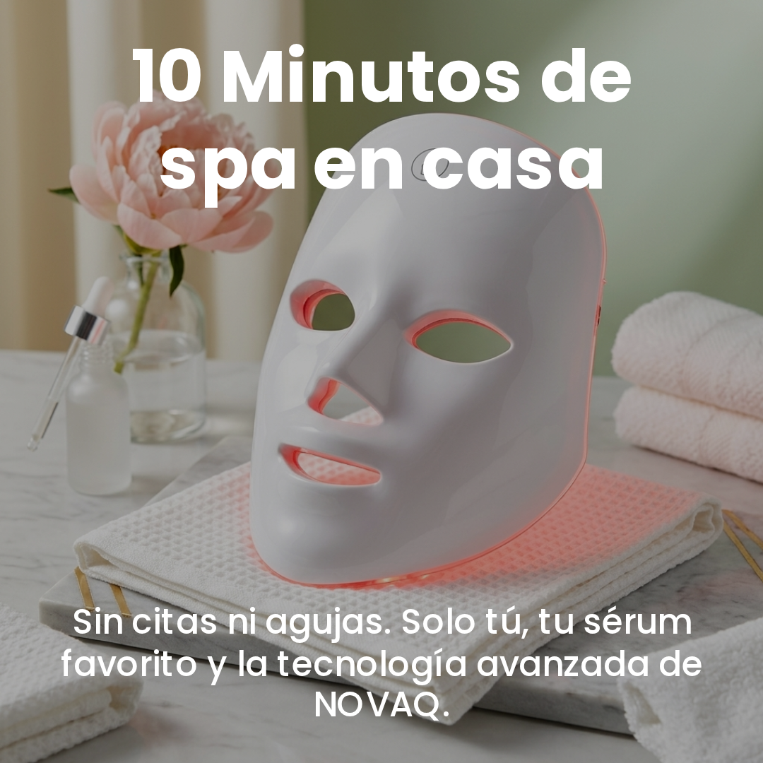 Máscara facial LED