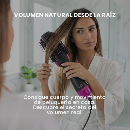Cepillo secador y voluminizador Rosa